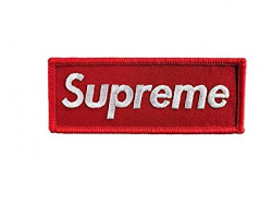 Supreme Patch - Embroidered Red Box Logo Applique