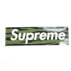 Men approximately new SUPREME (シュプリーム) tiger camo BOX logo sticker green  black and white Size-free used goods -
