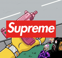Bart BAPE Supreme Logo - LogoDix