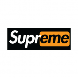 supreme logo with whatever text you like for $7