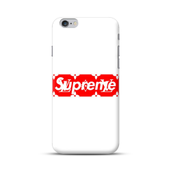 Louis Vuitton Monogram x Supreme Logo iPhone 6S/6 Plus Case