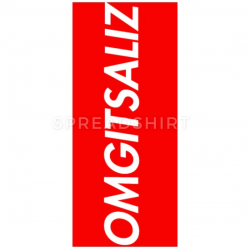 supreme logo iPhone Case flexible - white/black
