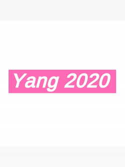 \'Yang 2020 Light Pink Supreme Logo Parody\' Art Board Print by  PaintEtchDesign