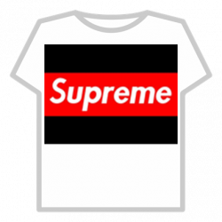 Supreme Logo - Roblox