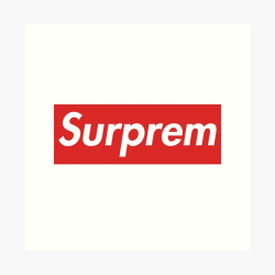 Surprem supreme logo | Art Print