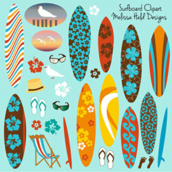 Surfboard Clipart