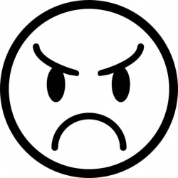 Angry emoticon face Icons | Free Download | Emoticon faces ...