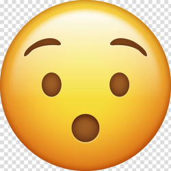 Wow emoji , iPhone Emoji Smirk Emoticon, surprised ...