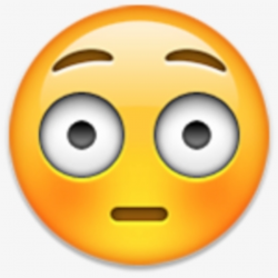 Iphone Emoji Sticker Smiley Emotion - Iphone Flushed Face ...