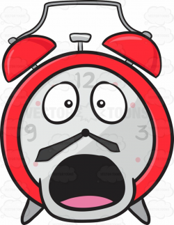 Startled And Shocked Alarm Clock Emoji #aghast #alarm ...
