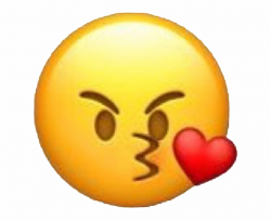 Emoji Heart Kiss Kissemoji Angry Mad Love Heartemoji - Clip ...