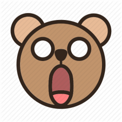 \'Emoji of Bear - color\' by Sewon Park