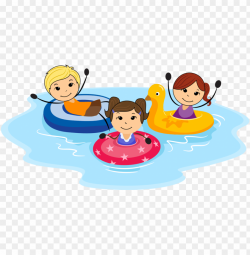 family clipart swim - kids swimming clipart PNG image with ...