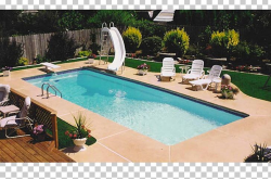 Swimming Pool Hot Tub Diving Boards Playground Slide ...