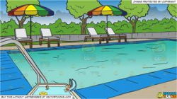 A Group Of Friends Having A Great Time In The Pool and A Swimming Pool At A  Hotel Background