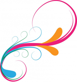 Colorful Swirl Clip Art - Free Clipart