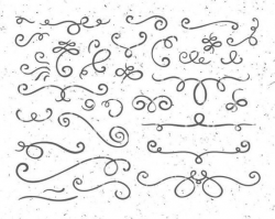 Swirl elements svg Swirl svg Swirl clipart svg Swirl elements frames ...