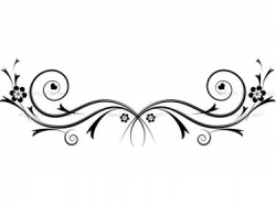 Flourishes Decorations - Black Curly Flourishes Swirls Clipart 10086 ...