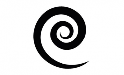 Simple Swirl Clip Art | swirl5b | cricut | Simple illustration ...