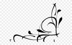 Clipart Transparent Swirl Floral - Png Download (#411600) - PinClipart