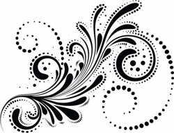 Free decorative swirl clipart free vector - ClipartAndScrap