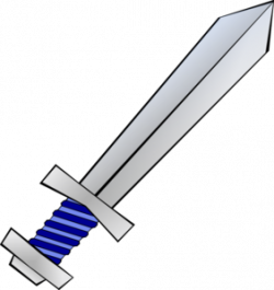 Blue Sword Clip Art at Clker.com - vector clip art online ...