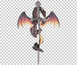 Figurine Dragon Sword Collectable Fantasy PNG, Clipart ...