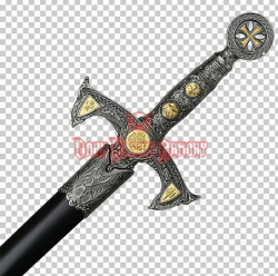 Sword Crusades Middle Ages Knights Templar PNG, Clipart ...