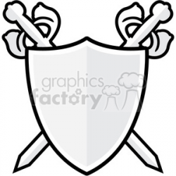 sword and shield 002 clipart. Royalty-free clipart # 384824