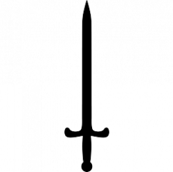Sword Silhouette | Sword tattoo, David, goliath, Sword