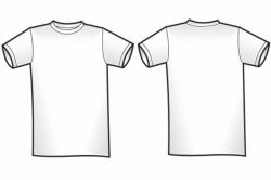 T Shirt Front And Back Clipart