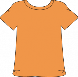 Orange Tshirt | Clip art, Teaching colors, T shirt