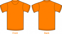 Orange Shirt Clipart