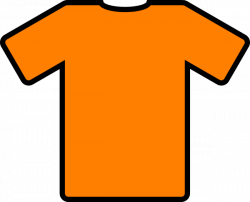 Orange T-shirt Clip Art clip art - vector clip art online ...