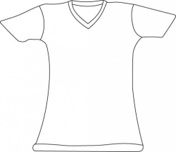 Round Neck T Shirt Clipart