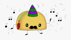 Taco Salsa Dance Mexican Cuisine Clip Art - Dancing Taco Png ...