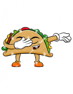 A Dabbing Taco | Taco cartoon, Cartoon, Clip art
