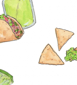 Watercolor Tacos & Margaritas Illustrations - Digital ...
