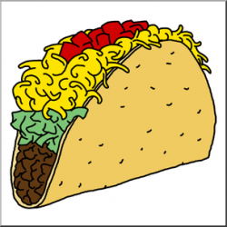 Taco ClipArt - Taco Illustration - Cinco de Mayo ClipArt - Cinco de ...