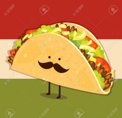 Tacos Clipart mustache 5 - 1300 X 1253 Free Clip Art stock ...