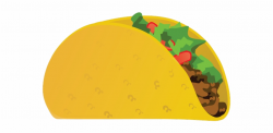 Here\'s A Taco - Transparent Background Tacos Clipart, Transparent ...