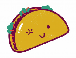 Tacos Clipart Smile - Transparent Taco Free PNG Images & Clipart ...