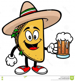 Simple Taco Clipart Beer Vector Hand Drawing - Clipart1001 - Free ...