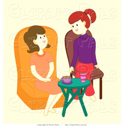 Talking with friends clipart 2 » Clipart Station
