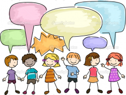 Group Talking Clip Art N2 free image