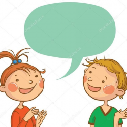 Kids talking clipart 2 » Clipart Station