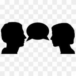 People Talking Silhouette PNG Images, Free Transparent Image ...