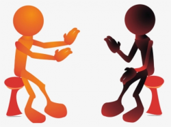 Free Two People Talking Clip Art with No Background - ClipartKey