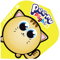 Target Pro 100 Std Flights - Yellow Pee-ru flights