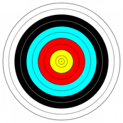 94 target clip art bullseye | Public domain vectors